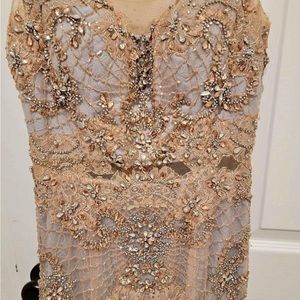 Beautiful beaded with crystal